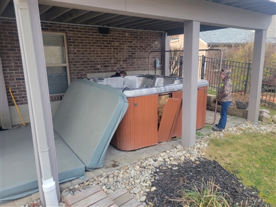 Hot Tub Removal Hot Tub Disposal Hot Tub Recycling Cincinnati Dayton Southwest Ohio